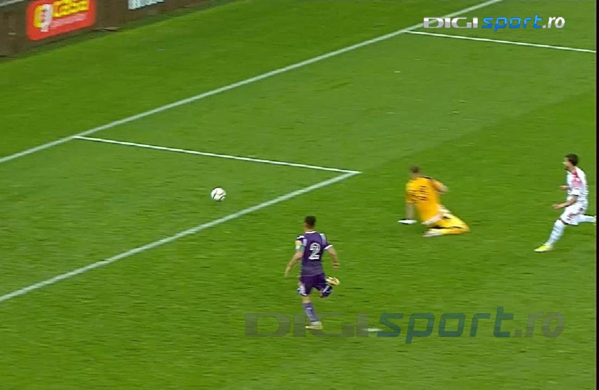 Al doilea gol al lui Ghezali din meciul Dinamo - FC Argeș