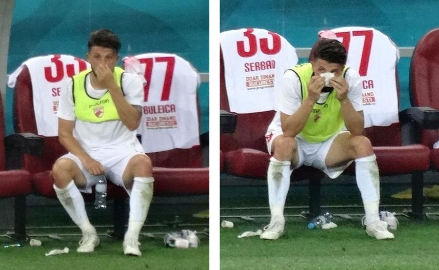9 detalii de la Dinamo - FC Argeș 6-1 » Imagini din vestiar, „tricoul-șampanie” al lui Bani, detaliul de la pauză + mesajul emoționant al lui Mihai Bendeac