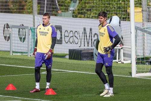 Andriy Lunin și Thibaut Courtois/ foto Imago Images
