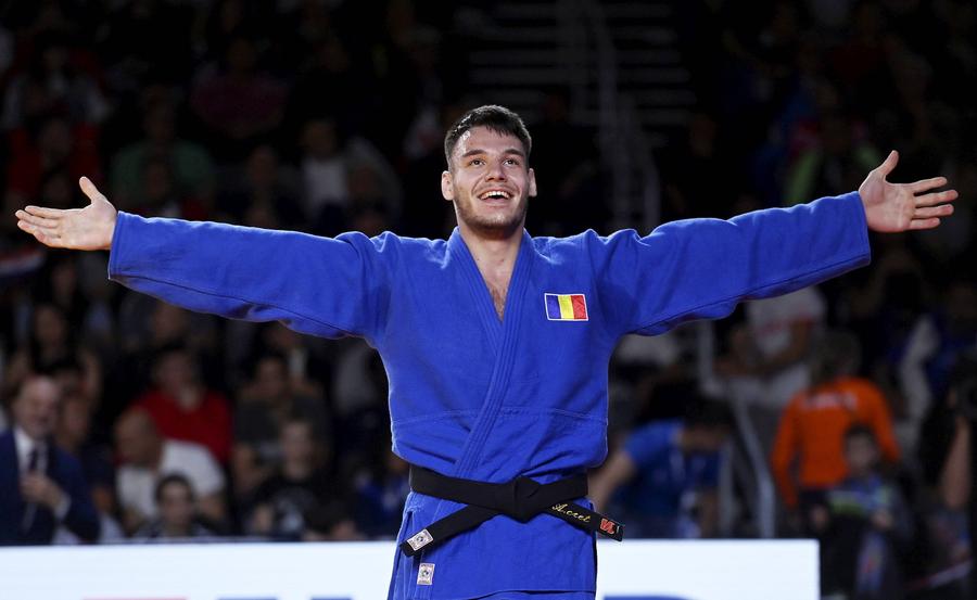 Alex Creț bucurrându-se FOTO Imago Images Judoka Alex Creț este sigur de calificarea la Paris » Delegația României ajunge la 90 de sportivi