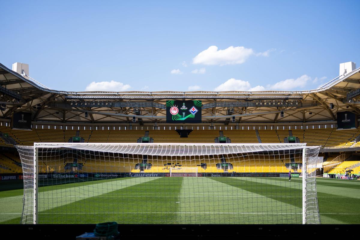 Guantanamo, varianta cu zei » Cum s-a transformat OPAP Arena înaintea finalei Conference League