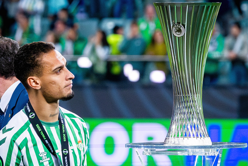 Antony, în lacrimi după înfrânegerea lui Betis. Foto: Imago