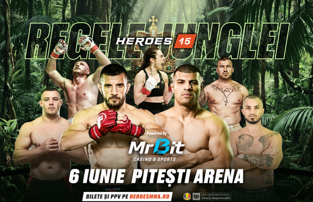 MrBit la Heroes 15: Sportul și adrenalina se întâlnesc în ring