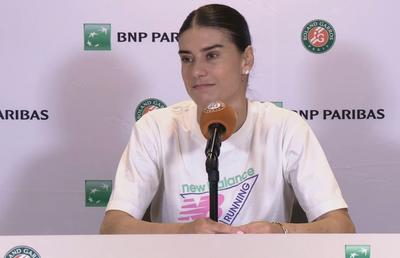 Sorana Cîrstea, conferință de presă de opt minute la Roland Garros + întrebare despre atacul cu dronă