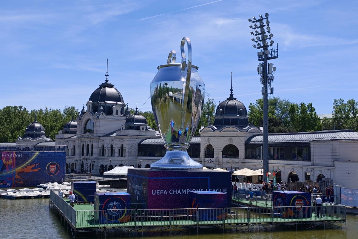Imagini din fanzone-ul din Budapesta