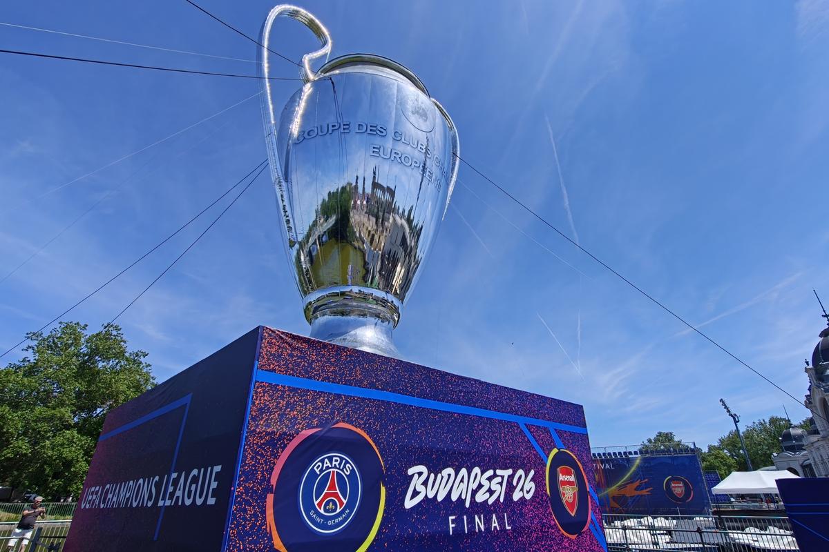 Imagini din fanzone-ul din Budapesta