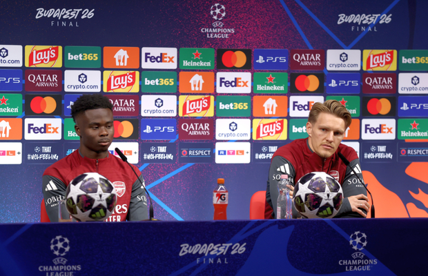Arsenal, la 90 de minute de istorie! Saka și Odegaard au dezvăluit secretul din vestiar înaintea finalei cu PSG