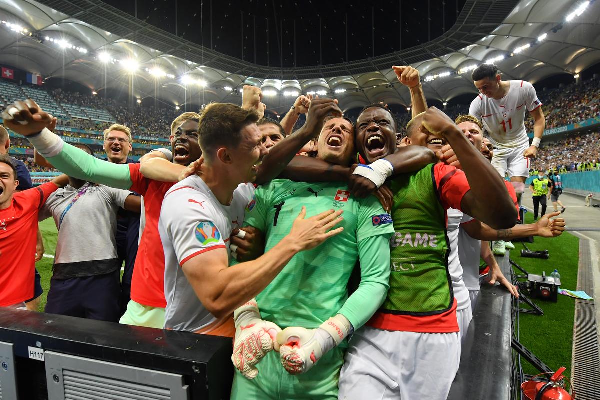 Tristețe și bucurie după Franța - Elveția pe Arena Națională // FOTO: Imago & Guliver/GettyImages