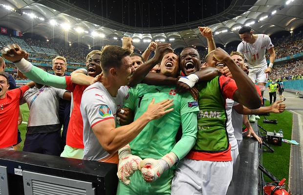 Bucurie vs. tristețe » Imaginile serii pe Arena Națională după thriller-ul dintre Franța și Elveția