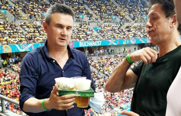 Imagini surprinse de GSP pe Arena Națională: Gică Popescu, tot la tribuna a doua și la Franța - Elveția