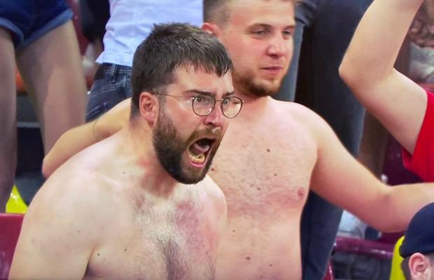 Fanul de pe Arena Națională care a devenit viral » De la agonie la extaz în câteva secunde