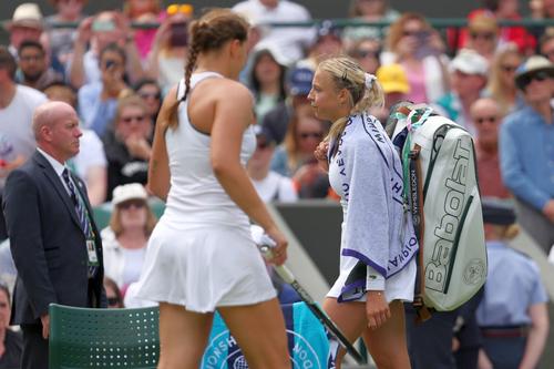 Anett Kontaveit, favorită doi la ediția din acest an de la Wimbledon, a părăsit turneul londonez încă din turul secund / Sursă foto: Guliver/Getty Images