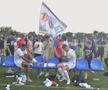 „Nordul” e gata pentru noul sezon! Ultrașii roș-albaștrilor au făcut spectacol la amicalul FCSB-ului