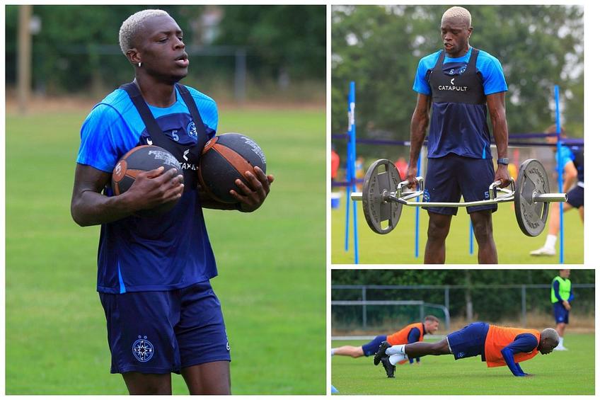 Joyskim Dawa, în cantonamentul FCSB // foto: Ionuț Iordache, GSP