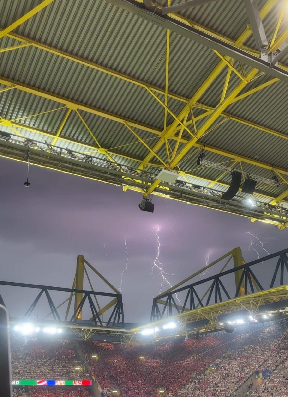 Imagini apocaliptice la Germania - Danemarca de la Euro 2024