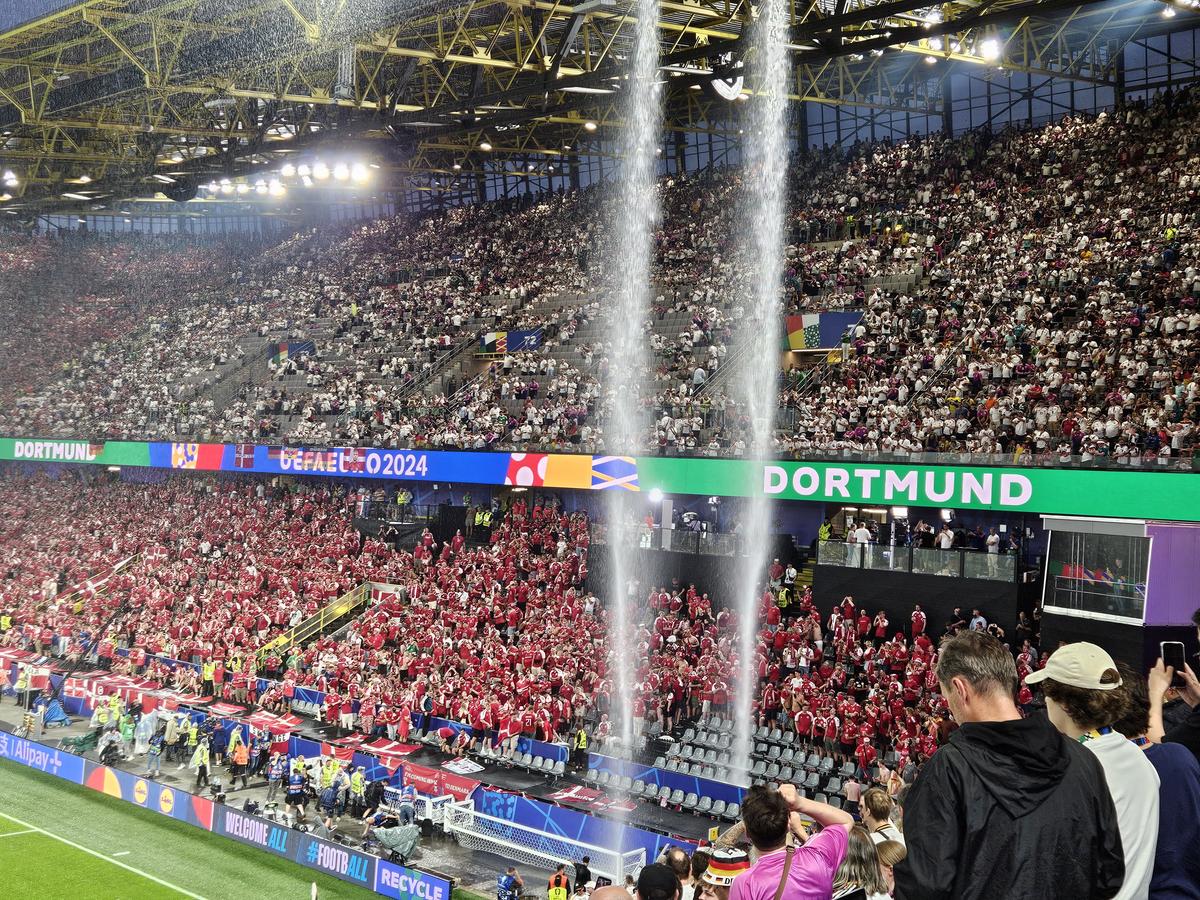 Imagini apocaliptice la Germania - Danemarca de la Euro 2024