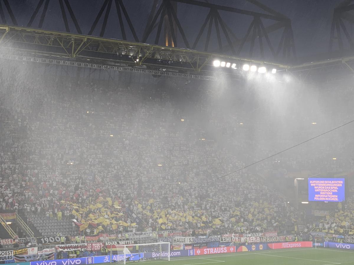 Imagini apocaliptice la Germania - Danemarca de la Euro 2024