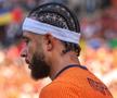 Memphis Depay a folosit bentița albă și în ultimul joc pierdut contra Austriei / Foto: Imago