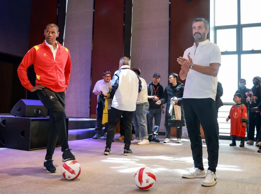 Christian Panucci, alături de brazilianul Aldair, fostul său coleg timp de doi ani de la AS Roma / Foto: Imago