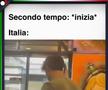 Repriza secundă: *începe*. Italia: La revedere