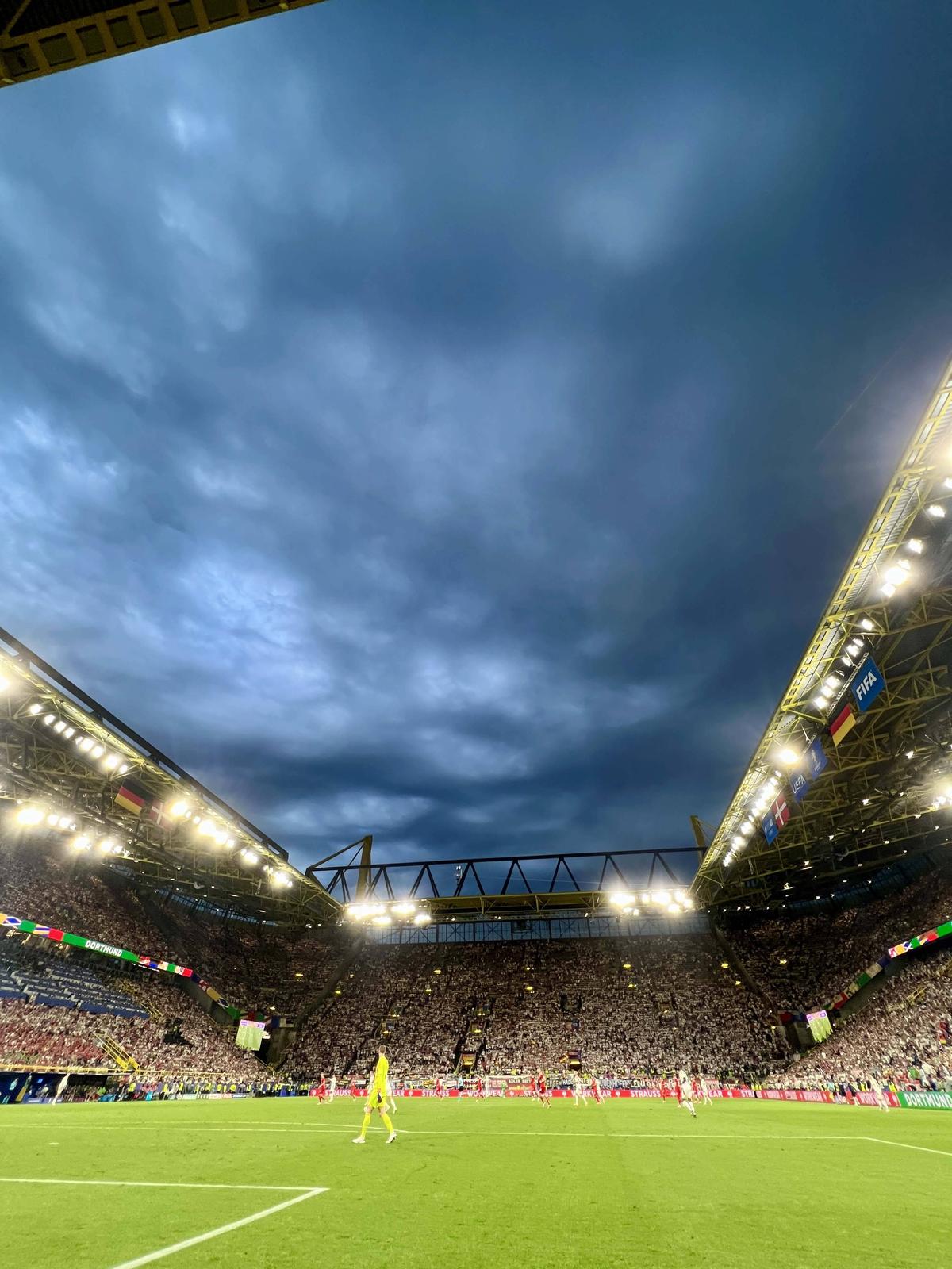 Imagini apocaliptice la Germania - Danemarca de la Euro 2024