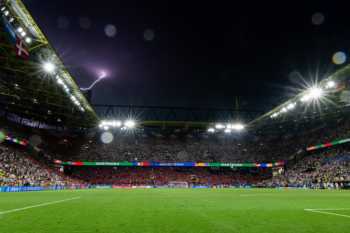 Imagini apocaliptice la Germania - Danemarca de la Euro 2024