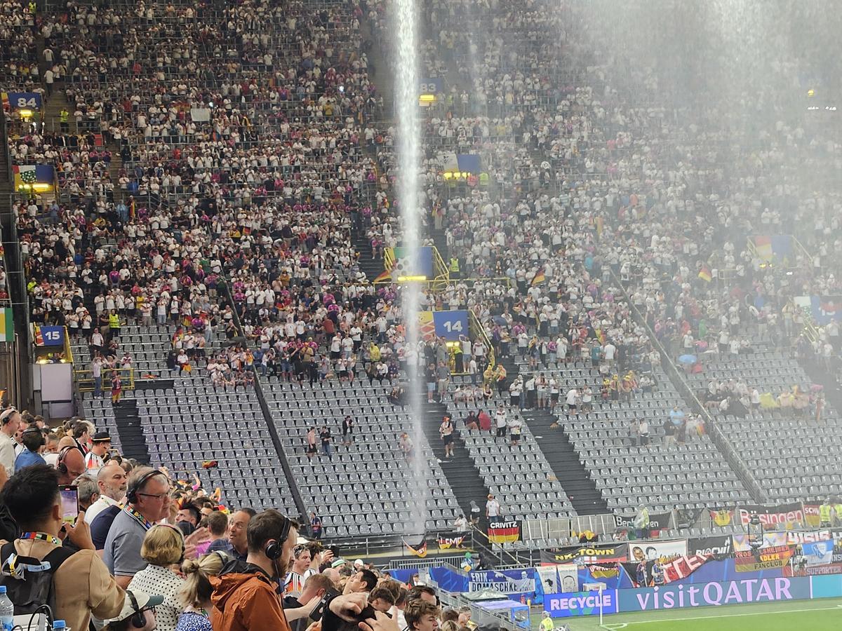 Imagini apocaliptice la Germania - Danemarca de la Euro 2024