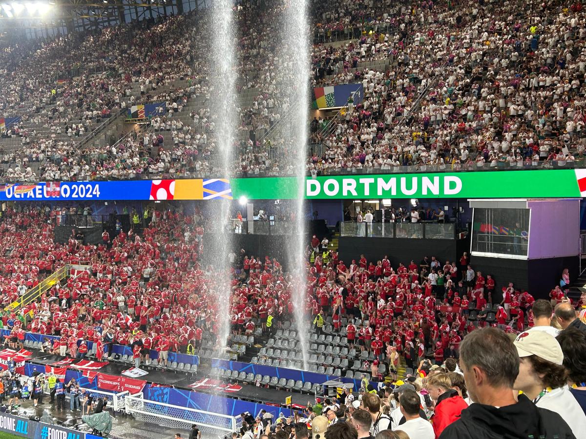 Imagini apocaliptice la Germania - Danemarca de la Euro 2024