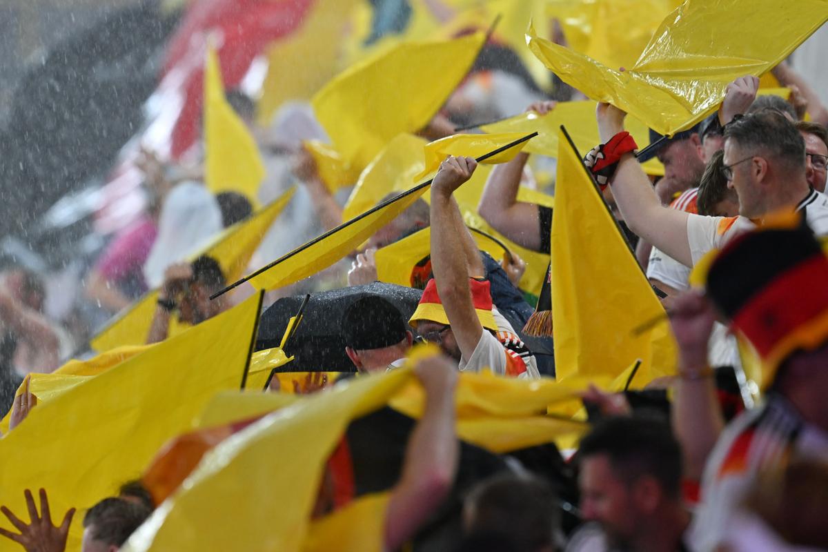 Imagini apocaliptice la Germania - Danemarca de la Euro 2024