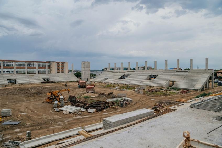 Imagini de la noua arenă „Eroii Timișoarei” / Sursă foto: Facebook Dominic Fritz