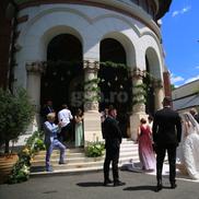 Kira Hagi a ajuns la biserica pentru slujba religioasa. Foto Ionuț Iordache (GSP.RO)