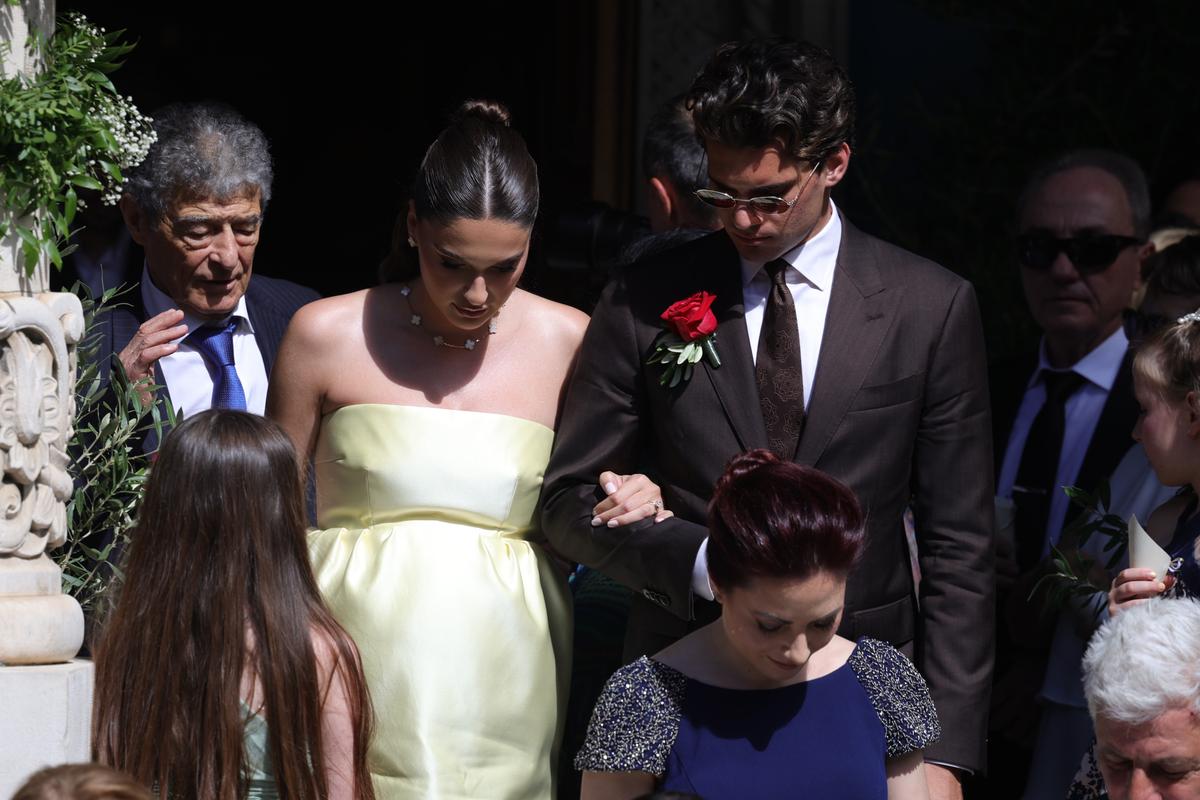 Imagini după cununia religioasă a Kirei Hagi cu Thomas Ferfelis