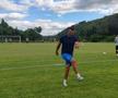 Simon Măzărache înainte de meciul care a adus promovarea formației din Lerești / Sursă foto: Facebook@ Muscel TV Câmpulung