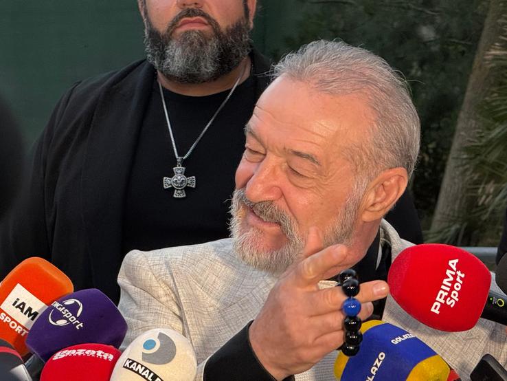 Gigi Becali, la nunta făcută de Kira Hagi și Thomas Ferfelis