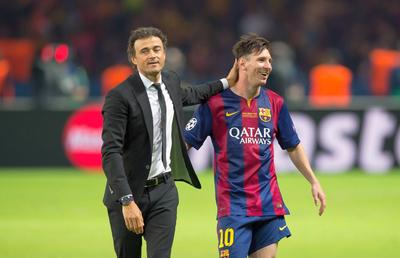 Luis Enrique îl ovaționează pe Leo Messi, înaintea optimii de finală de la Campionatul Mondial al Cluburilor
