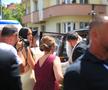 Kira Hagi a ajuns la biserica pentru slujba religioasa. Foto Ionuț Iordache (GSP.RO)