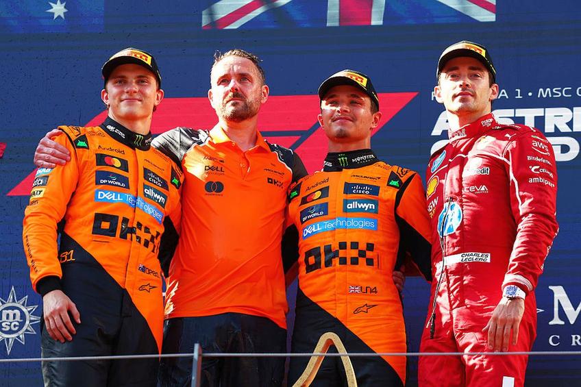 Podiumul Marelui Premiu de Formula 1 din Austria // foto: Imago Images