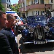 Kira Hagi a ajuns la biserica pentru slujba religioasa. Foto Ionuț Iordache (GSP.RO)
