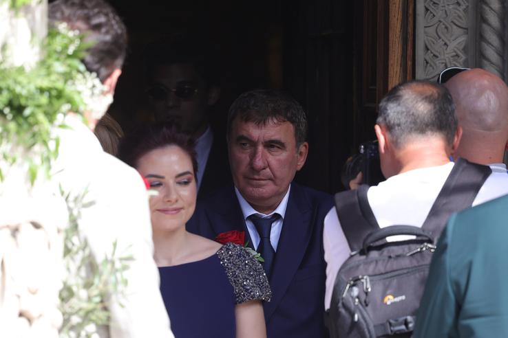 Gică Hagi, după cununia religioasă a Kirei Hagi cu Thomas Ferfelis FOTO: Ionuț Iordache (GSP)