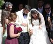 Kira Hagi și Thomas Ferfelis, după cununia religioasă FOTO: Ionuț Iordache (GSP)