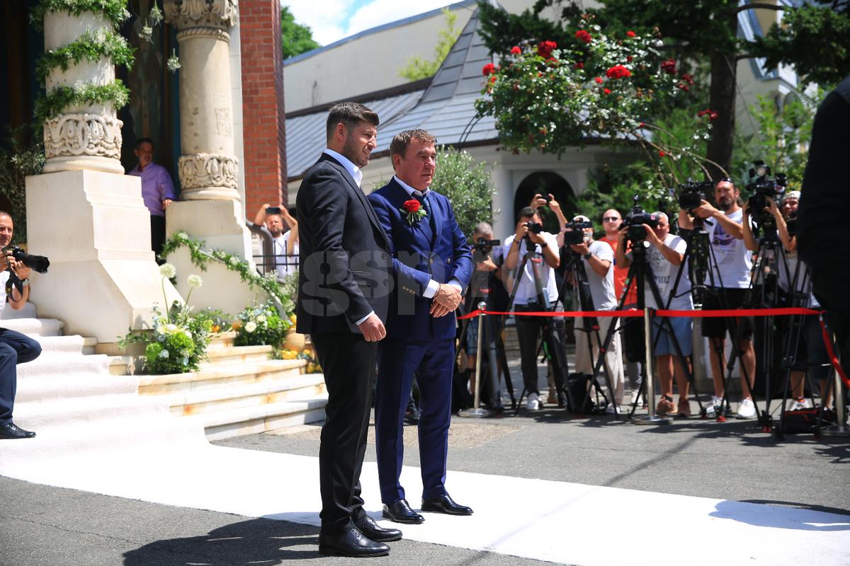 Kira Hagi a ajuns la biserica pentru slujba religioasa. Foto Ionuț Iordache