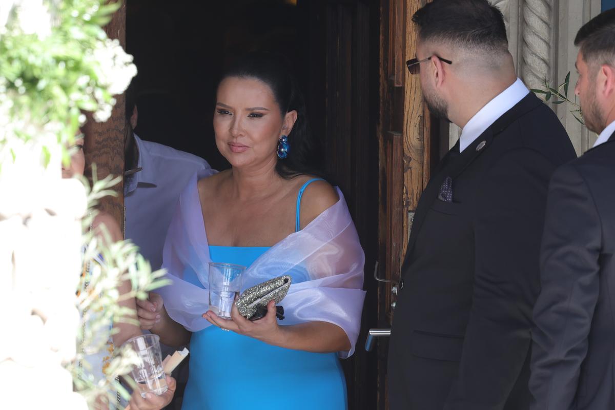 Imagini după cununia religioasă a Kirei Hagi cu Thomas Ferfelis