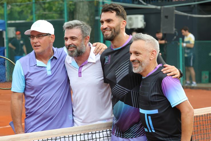 Andrei Pavel, Cornel Ilie, Horia Tecău şi Cristi Dragnea FOTO: Ionuţ Iordache (GSP)