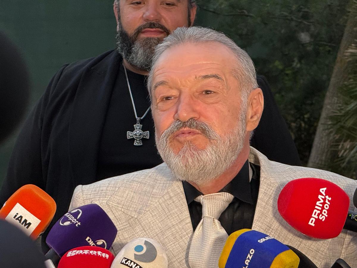 Cum a apărut Gigi Becali la nunta cuplului Kira Hagi - Thomas Ferfelis: „Am inima nebună, îmi vine să dansez!”
