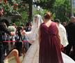 Kira Hagi la ceremonia religioasă de la biserica Sf. Visarion din București FOTO: Ionuț Iordache (GSP)