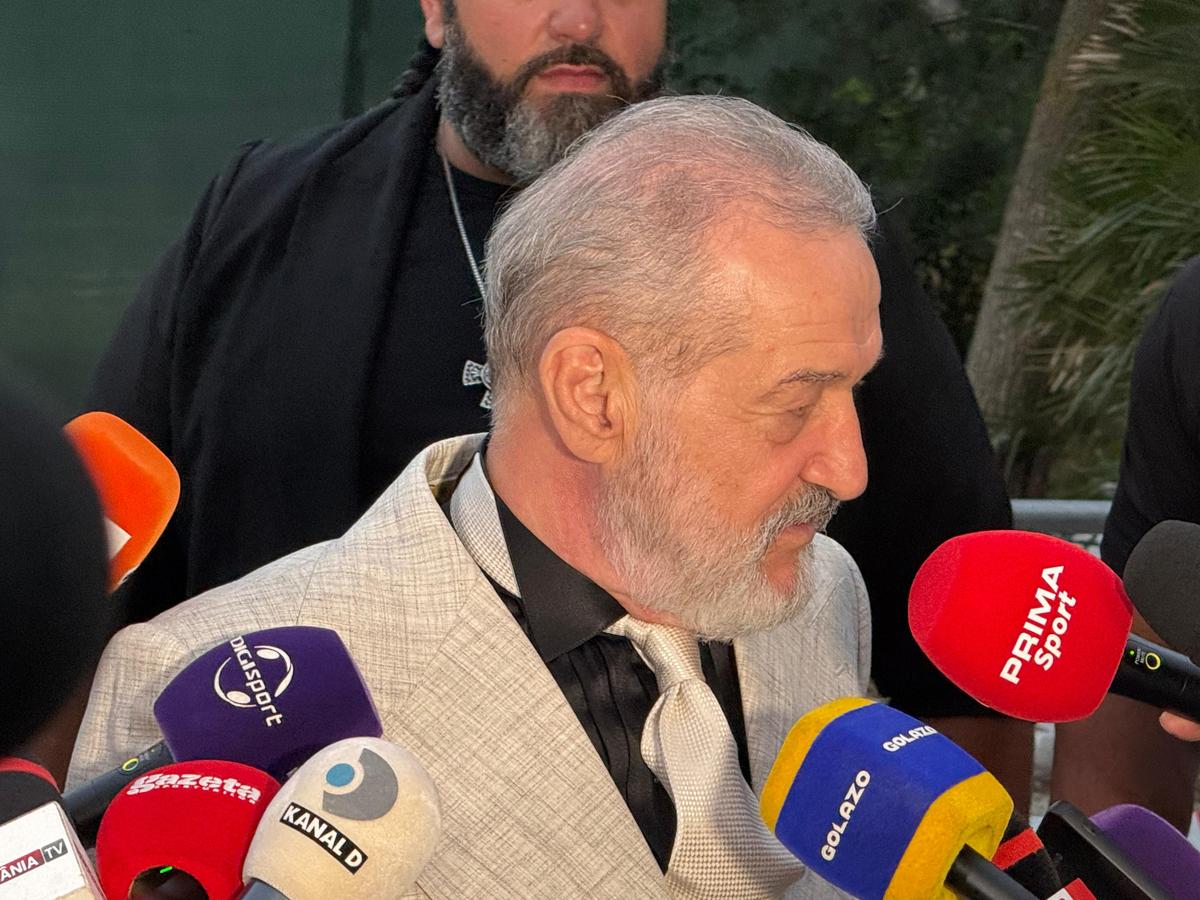 Cum a apărut Gigi Becali la nunta cuplului Kira Hagi - Thomas Ferfelis: „Am inima nebună, îmi vine să dansez!”