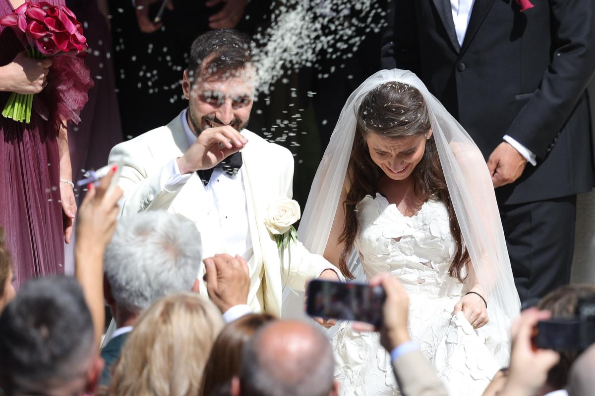 Imagini după cununia religioasă a Kirei Hagi cu Thomas Ferfelis