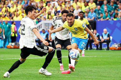 Golul lui Gabriel Martinelli în Brazilia - Japonia // foto: Imago Images