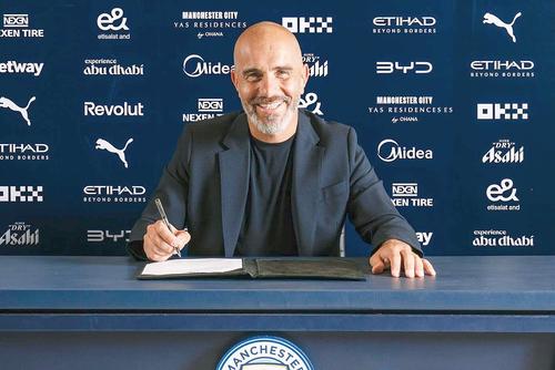 Enzo Maresca, prezentat la Manchester City // foto: Instagram @ mancity