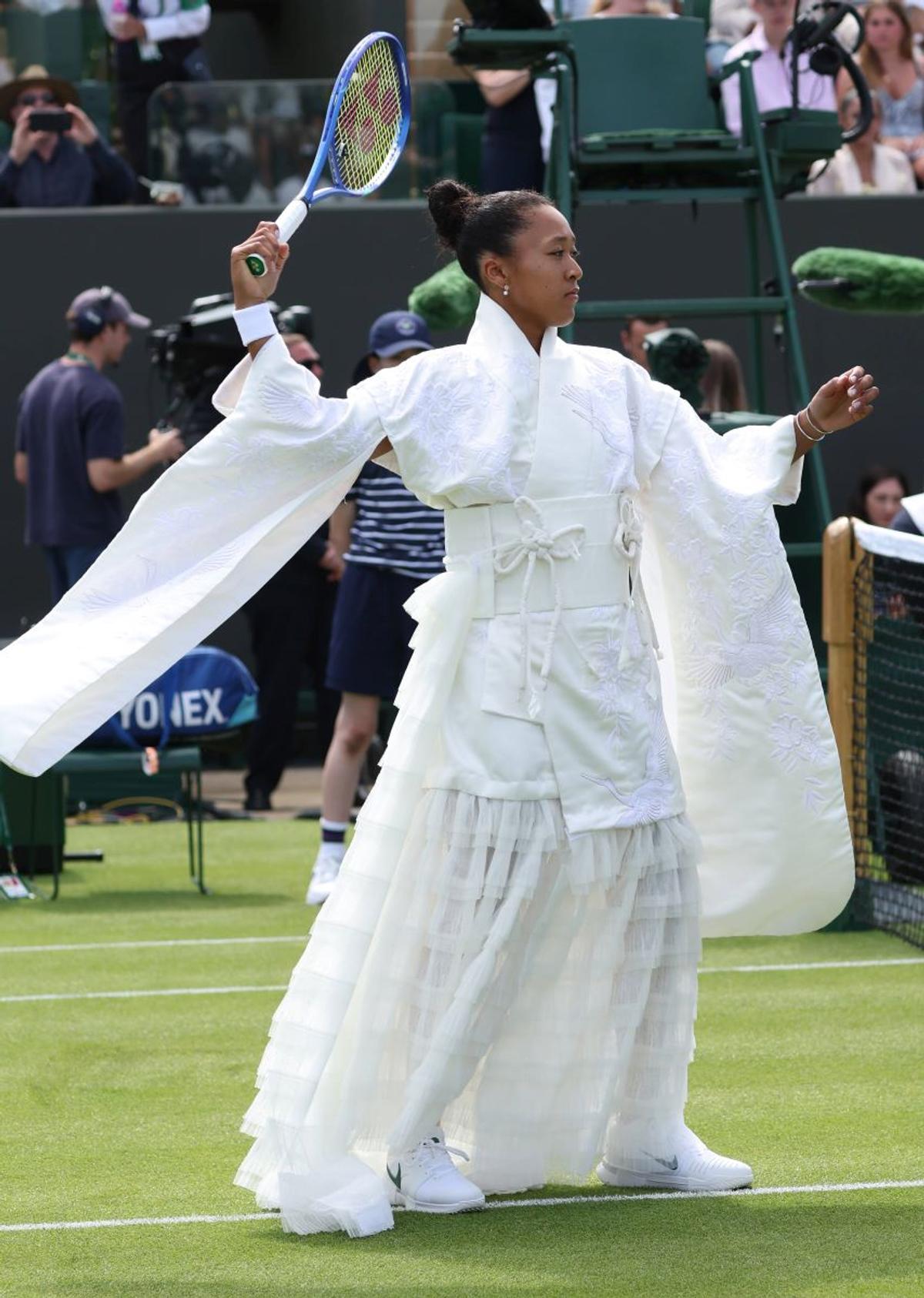Naomi Osaka, încă o ținută spectaculoasă pentru un turneu de Grand Slam » Inspirație japoneză la Wimbledon